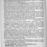 0828 - Page 816 - Courrier. Un cours de désinfection / Épidémie de rougeole à l'école polytechnique / Société médico-pratique / Société de médecine légale