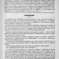 0839 - Page 827 - Variétés. La tuberculose dans les sleeping-cars / Courrier. Les médailles d'or de l'internat et le prix Oulmont / Projets de création de médecins-inspecteurs du personnel scolaire / Inauguration de l'hospice municipal de vieillards de Neuilly