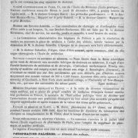 0880 - Page 864 - Courrier. Faculté de médecine de Nancy / Société d'anthropologie de Paris / Hospice des enfants-assistés / Nouveau fabrique de docteurs en médecine / Médecins étrangers exerçant en France / Faculté de médecine de Nancy / École préparatoire de médecine d'Angers