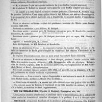 0892 - Page 876 - Courrier. Comité consultatif d'hygiène publique de France / École de médecine de Rouen / École de médecine de Tours / Faculté de médecine de Montpellier / Nécrologie [Jean Michel Garde]