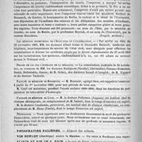 0916 - Page 900 - Courrier. Muséum d'histoire naturelle de Berlin / Les médecins inspecteurs de l'état civil et l'incinération / Projet de loi sur l'exercice de la médecine / Faculté de médecine de Bordeaux / Faculté de médecine de Lyon / Nécrologie [Damaschino]