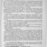 0937 - Page 921 - Courrier. Concours pour l'internat de l'asile de Vincennes / Services hospitaliers de l'armée / Exercice illégal de la médecine. - Empirique assisté d'un docteur-médecin. - Condamnation