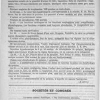 0024 - Page 20 - De l'emploi du strophantus dans la thérapeutique infantile. Communication faite à la société de médecine de Paris, dans la séance du 12 octobre 1889, par le docteur Moncorvo... (A suivre) / Sociétés et Congrès. Le sureau comme diurétique. - Sur l'intoxication saturnine