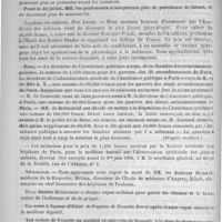 0052 - Page 48 - Courrier. Limites des consignation pour examen probatoires / Académies des sciences / Dons / Nécrologie [Hainaut (de la Roquette) / Meleux (d'Angers) / Ribelli (de Toulouse]