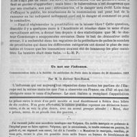 0054 - Page 50 - Bulletin. Un mot sur l'influenza. Communication faite à la société de médecine de Paris dans la séance du 28 décembre 1889, par M. le docteur Beni-Barde / Feuilleton. Causerie
