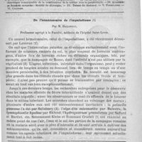 0065 - Page 61 - Comité de rédaction / Sommaire / De l'hématozoaire de l'impaludisme, par M. Hallopeau...