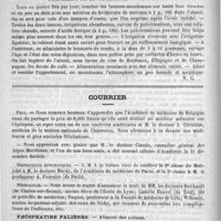 0076 - Page 72 - Faculté de médecine de Paris. Thèses de doctorat soutenues pendant le mois de décembre 1889 / Formulaire. Traitement de la diphthérie. - Le Gendre / Courrier. Prix / Distinctions honorifiques / Nécrologie [Berthault (de Chalon-sur-Saône) / Camille Bancel (de Toul) / Paquet (de Lille) / Willemin]