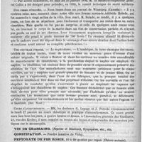 0100 - Page 96 - Courrier. Société de chirurgie de Paris / Une femme pétrifiée / Une nouvelle ivresse / Cours d'accouchements