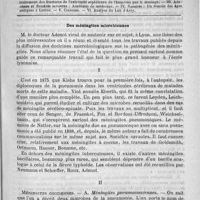 0113 - Page 109 - Comité de rédaction / Sommaire / Des méningites microbiennes