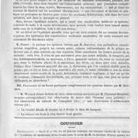 0135 - Page 131 - Académies et sociétés savantes. Société de médecine de Paris. Séance du 11 janvier 1890 / Courrier. Rectification / Association française pour l'avancement des sciences
