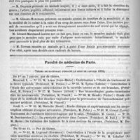 0194 - Page 190 - Académies et sociétés savantes. Société de chirurgie. Séance du 29 janvier / Faculté de médecine de Paris. Thèses de doctorat pendant le mois de janvier 1890