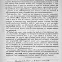 0201 - Page 197 - Une localisation cérébrale, par le docteur Chavernac... / Médecins de la réserve et de l'armée territoriale. Communication faite à la société de médecine pratique dans sa séance du 30 janvier 1890, par le docteur P. Bouloumié