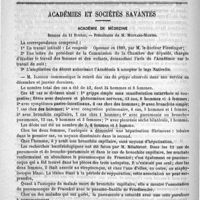 0240 - Page 236 - Bibliothèque / Académies et sociétés savantes. Académie de médecine. Séance du 11 février