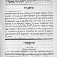 0245 - Page 241 - Comité de rédaction / Sommaire / Bulletin / Feuilleton. Causerie. Syphilis et santé publique