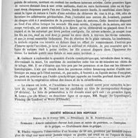 0277 - Page 273 - Académies et sociétés savantes. Académie de médecine. Séance du 18 février / Société médicale des hôpitaux. Séance du 14 février 1890