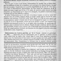 0358 - Page 354 - Revue trimestrielle d'obstétrique et de gynécologie. Le lait bouilli au point de vue de l'allaitement artificiel, par le docteur A. Laure / Rétroversion de l'utérus gravide, par M. H. Varnier (Annales de gynécologie, oct. 1889) / Feuilleton. Causerie