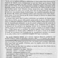 0359 - Page 355 - Revue trimestrielle d'obstétrique et de gynécologie. Rétroversion de l'utérus gravide, par M. H. Varnier (Annales de gynécologie, oct. 1889) / Un cas de rétention foetale, par le docteur Alphonse Herrgott (Annal de gynécologie, décembre 1889) / Feuilleton. Causerie [Simplissime]