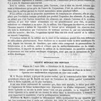 0382 - Page 378 - Académies et sociétés savantes. Académie de médecine. Séance du 11 mars / Société médicale des hôpitaux. Séance du 7 mars 1890