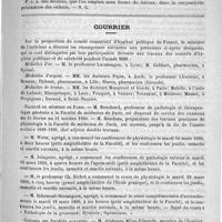 0423 - Page 419 - Formulaire. Lotions contre la conjonctivite. - De Saint-Germain et Valude / Courrier. Faculté de médecine de Paris / Congrès des sociétés savantes / Muséum d'histoire naturelle de Paris
