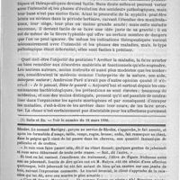 0427 - Page 423 - Hôpital de la Pitié. - M. Lancereaux. Quelques mots d'introduction à l'étude de la médecine clinique. Leçon recueillie par MM. Guyon et Dudefoy / Feuilleton. Causerie