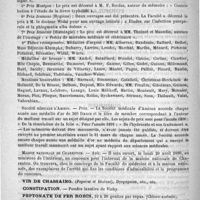 0436 - Page 432 - Courrier. Prix de la faculté de médecine en 1888-1889 / Société médicale d'Amiens / Maison nationale de Charenton