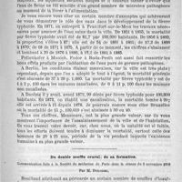 0441 - Page 437 - Faculté de médecine de Paris. - M le professeur Proust. Cours d'hygiène. Leçon d'ouverture / Du double souffle crural ; de sa formation. Communication faite à la société de médecine de Paris dans la séance du 9 novembre 1889, par M. Duroziez