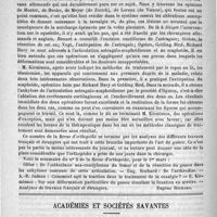 0462 - Page 454 - Revue d'orthopédie [Eugène Rochard] / Académies et sociétés savantes. Académie de médecine. Séance du 25 mars