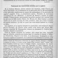 0466 - Page 458 - Bulletin. Traitement des tuberculoses externes par le naphtol / Feuilleton. L'anesthésie, par le professeur Laboulbène