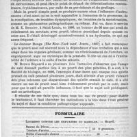 0474 - Page 466 - Bulletin. Quelques cas de prurit simple. (Notes de clinique thermale). Communication faite à la société de médecine de Paris dans la séance du 29 novembre 1889, par le M. le docteur Deligny / Formulaire. Liniment contre les crevasses du mamelon. - Scarff / Courrier. Mutations dans les services de chirurgie