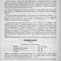 0486 - Page 478 - Académies et sociétés savantes. Société de chirurgie. Séance du 26 mars / Formulaire. Pommade antinévralgique / Courrier. Association générale de prévoyance et de secours mutuels des médecins de France