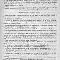 0487 - Page 479 - Courrier. Association générale de prévoyance et de secours mutuels des médecins de France / Faculté de médecine de Paris