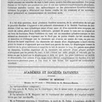 0496 - Page 488 - Sociétés et Congrès. Sommaire : société de médecine d'Angers, année 1889. - Arthropathies diphthéritiques. - Appareil pour la stérilisation du lait / Académies et sociétés savantes. Académie de médecine. Séance du 1er avril / Société médicale des hôpitaux. Séance du 28 mars 1890