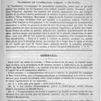 0499 - Page 491 - Académies et sociétés savantes / Société médicale des hôpitaux. Séance du 28 mars 1890 (A suivre) / Formulaire. Traitement de l'antéflexion utérine. - De Sinéty / Courrier. Asiles pour les femmes en couches / Congrès des médecins aliénistes français