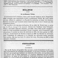 0501 - Page 493 - Comité de rédaction / Sommaire / Bulletin. Le professeur Trélat / Feuilleton. Causerie