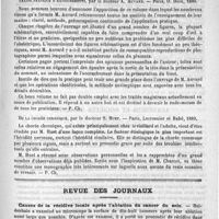 0509 - Page 501 - Bulletin. Un cas d'eczéma général aigu à la Bourboule, par le docteur Ad. Nicolas / Bibliothèque. Traité pratique d'accouchements, par le docteur A. Auvard. - Paris, O. Doin, 1890 / De la chorée chronique, par le docteur S. Huet. - Paris, Lecrosnier et Babé, 1889 / Revue des journaux. Causes de la récidive locale après l'ablation du cancer du sein (Arch. f. Klin. chir., vol. 39, p. 96)