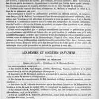 0522 - Page 514 - Revue des journaux. Traitement abortif de la blennorragie / Académies et sociétés savantes. Académie de médecine. Séance du 8 avril