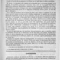 0535 - Page 527 - Académies et sociétés savantes. Société de médecine de Paris. Séance du 22 mars 1890 / Courrier. Association générale des médecins de France / Assistance publique de Paris