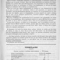 0563 - Page 551 - Académies et sociétés savantes. Société médicale des hôpitaux. Séance du 11 avril 1890 / Formulaire. Potion contre l'asthme bronchique. - Williams