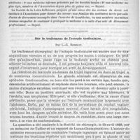 0576 - Page 564 - Association générale de prévoyance et de secours mutuels des médecins de France / Sur le traitement de l'ectopie testiculaire, par L.-G. Richelot