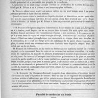 0594 - Page 582 - Académies et sociétés savantes. Société de chirurgie. Séance du 16 avril / Faculté de médecine de Paris. Thèses de doctorat pendant le mois de mars 1890