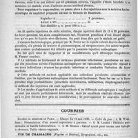 0680 - Page 668 - Académies et sociétés savantes. Société médicale des hôpitaux. Séance du 2 mai 1890 / Courrier. Société de médecine de Paris