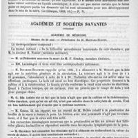 0750 - Page 739 - Revue des journaux. De la valeur nutritive du liquide amniotique, par Ahlfeld (La Clinique, 1889, 10.) / Académies et sociétés savantes. Académie de médecine. Séance du 20 mai