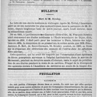 0756 - Page 745 - Comité de rédaction / Sommaire / Bulletin. Mort de M. Siredey / Feuilleton. Causerie