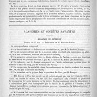 0773 - Page 762 - Bibliothèque. Manuel pratique d'hygiène, par le docteur Guiraud... - Steinheil, 1890 / Académies et sociétés savantes. Académie de médecine. Séance du 27 mai