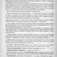 0779 - Page 768 - Courrier. Association de la presse médicale française / L'Institut Pasteur à New York / Congrès international des femmes-médecins / Distinction honorifique / Exercice illégal de la médecine / Promotion
