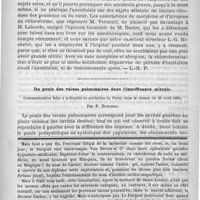 0782 - Page 771 - Bulletin / Du pouls des veines pulmonaires dans l'insuffisance mitrale. Communication faite à la société de médecine de Paris, dans la séance du 26 avril 1890, par P. Duroziez / Feuilleton. Causerie