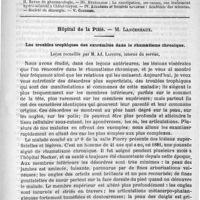 0792 - Page 781 - Comité de rédaction / Sommaire / Hôpital de la Pitié. - M. Lancereaux. Les troubles trophiques des extrémités dans le rhumatisme chronique. Leçon recueillie par M. Ad. Laffitte