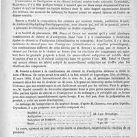 0796 - Page 785 - Revue de pharmacologie. Sommaire : les incompatibilités de l'antipyrine. - Cantharidine et acétate de plomb. - Modes d'administration de l'acide salicylique et du salicylate de soude. - Médicaments explosifs
