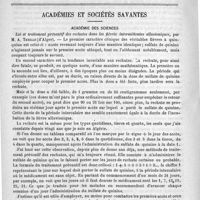 0801 - Page 790 - Hydrologie. La constipation, ses causes, son traitement hydro-minéral à Châtel-Guyon [Dr A. Baraduc] / Académies et sociétés savantes. Académie des sciences