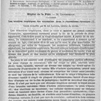 0804 - Page 793 - Comité de rédaction / Sommaire / Hôpital de la Pitié. - M. Lancereaux. Les troubles trophiques des extrémités dans le rhumatisme chronique. Leçon recueillie par M. Ad. Laffitte